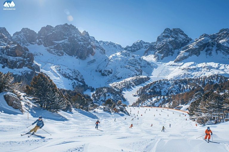 Des pistes de toutes catégories dans le domaine skiable pyrénées