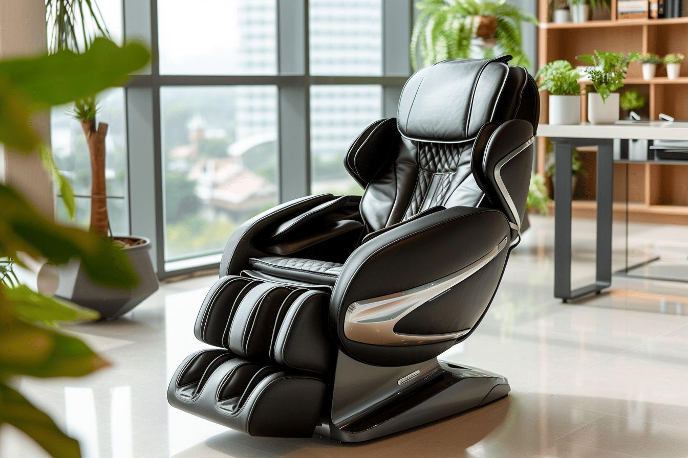 Fauteuil de bureau massant : Relaxation et confort