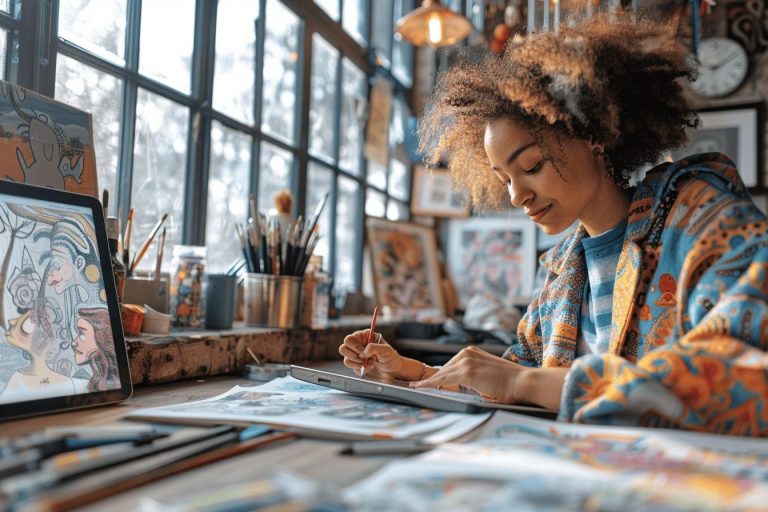 Formation illustrateur : travailler en agence ou à son compte