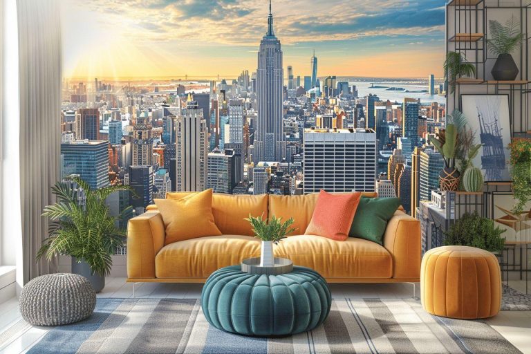 Papier peint new york, une déco pour un intérieur coquet