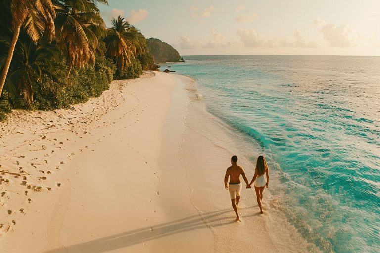 Plus belle plage du monde, j’y emmène ma chérie
