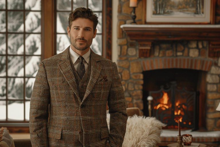 Veste tweed homme, bien au chaud avec elle !